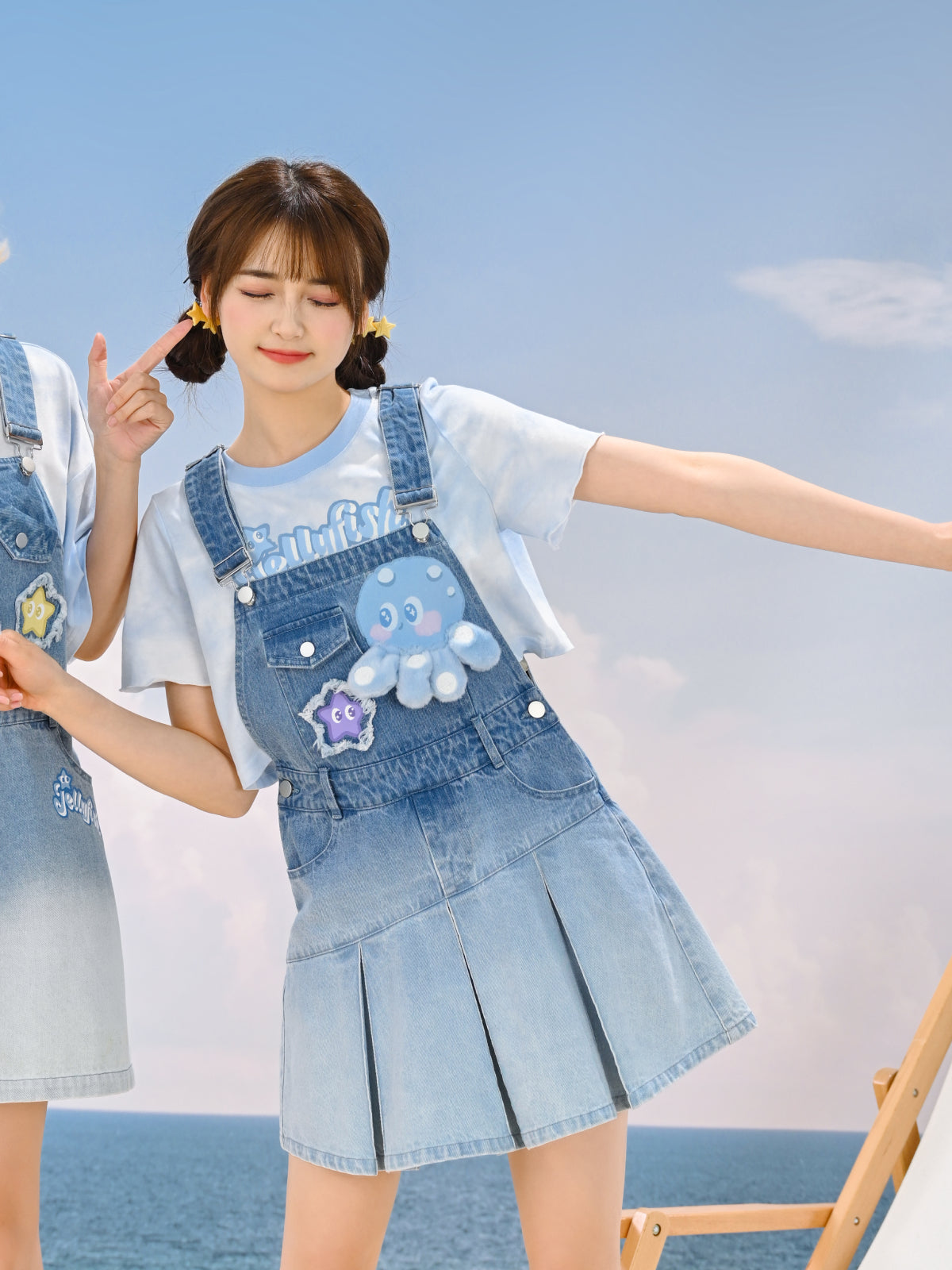 Cute Octopus Crop Top-Sets-ntbhshop