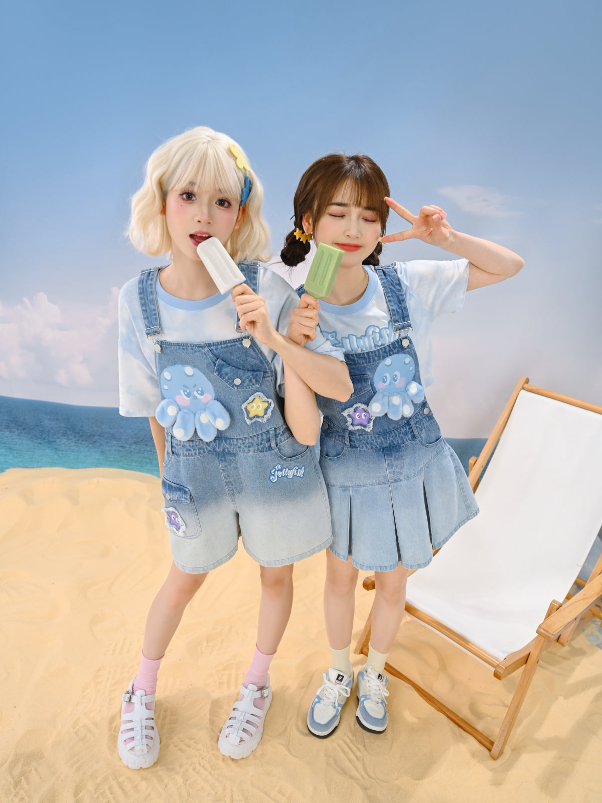 Cute Octopus Crop Top-Sets-ntbhshop