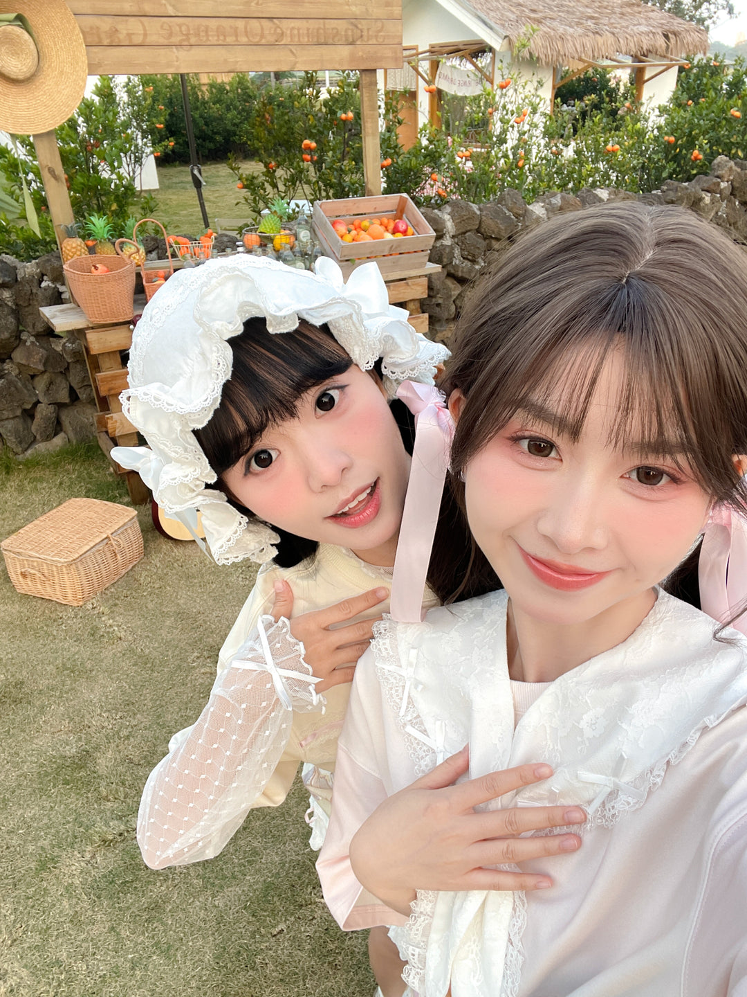 Dainty Dots Sweet Long-Sleeved High Neck Mesh Top-ntbhshop