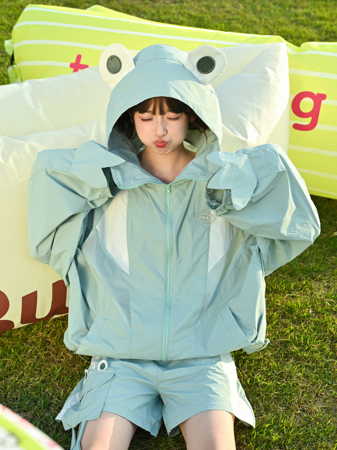 Green Frog Hoppy Shorts-ntbhshop