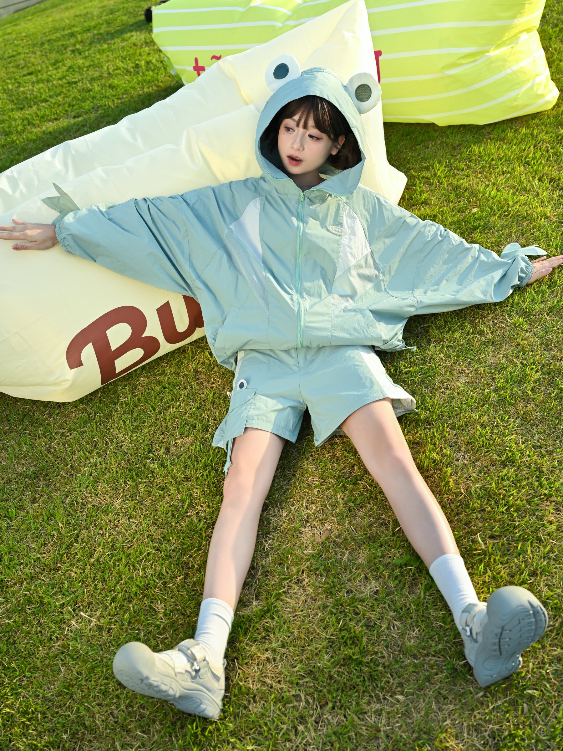 Green Frog Hoppy Shorts-ntbhshop