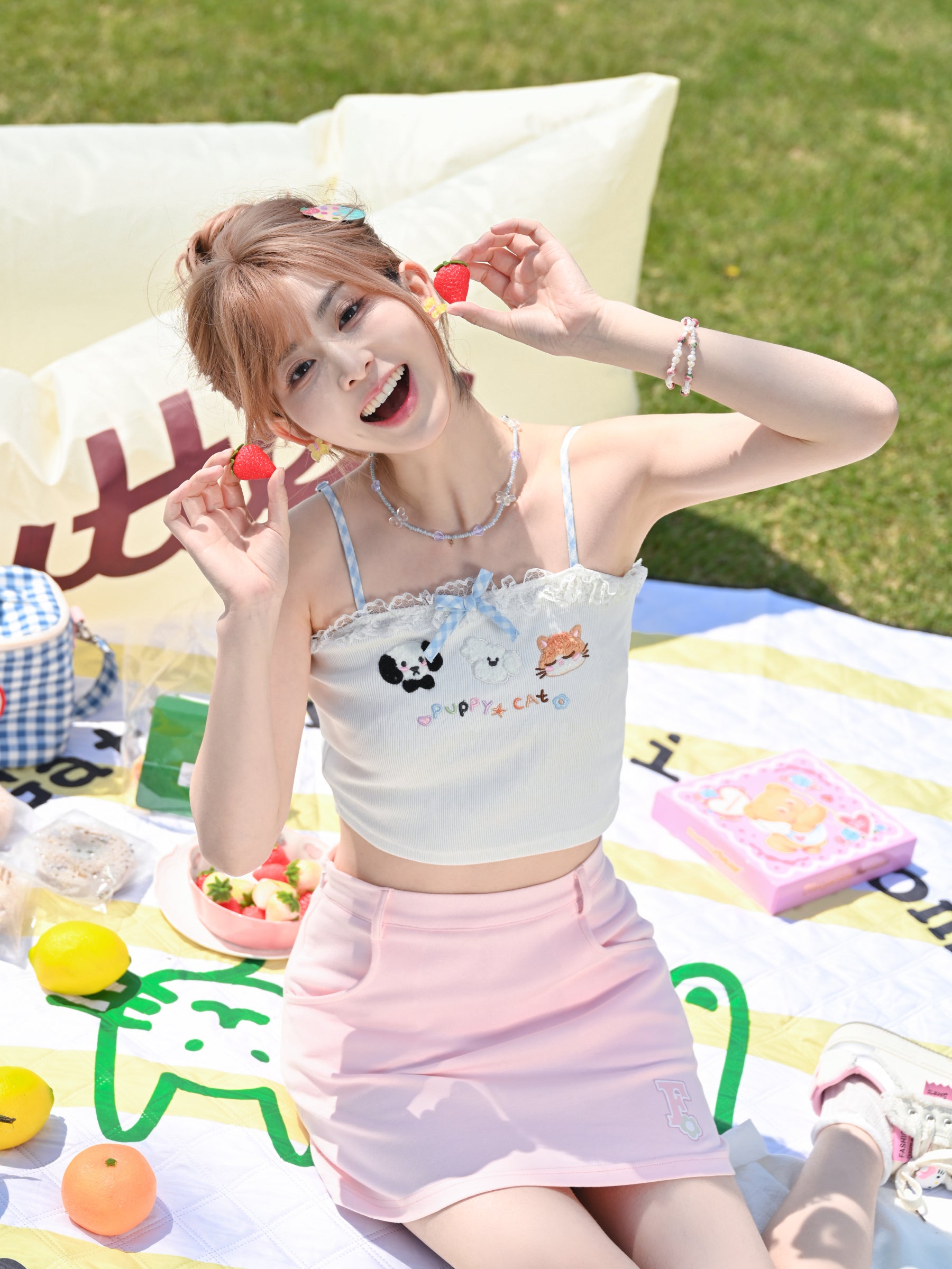 Pet Party Patch Cami-Sets-ntbhshop