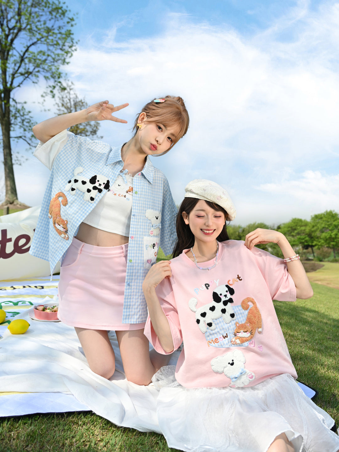 Pet Party Patch Cami-Sets-ntbhshop