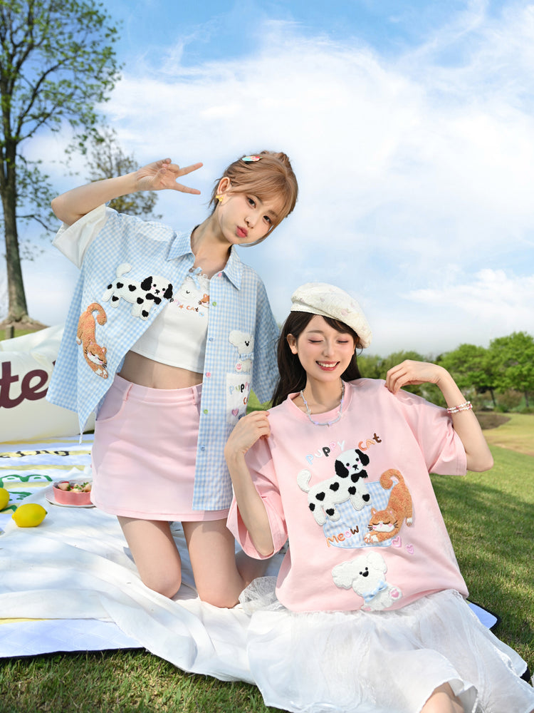 Pet Party Patch Cami-Sets-ntbhshop