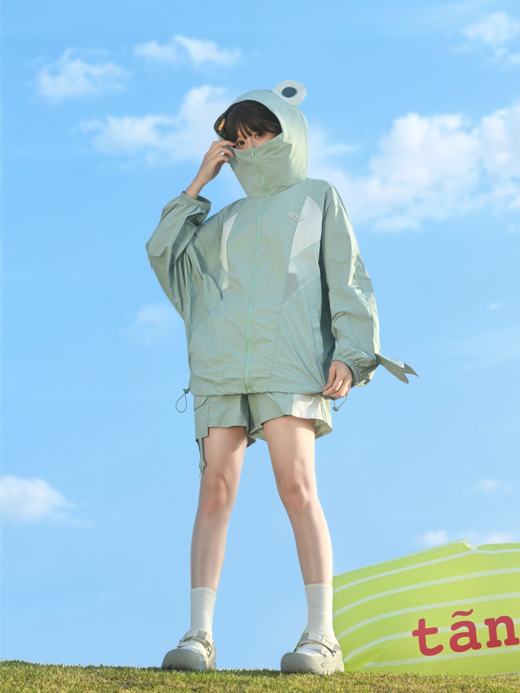Green Frog Hoppy Sun Protection UPF40+ Shorts-ntbhshop
