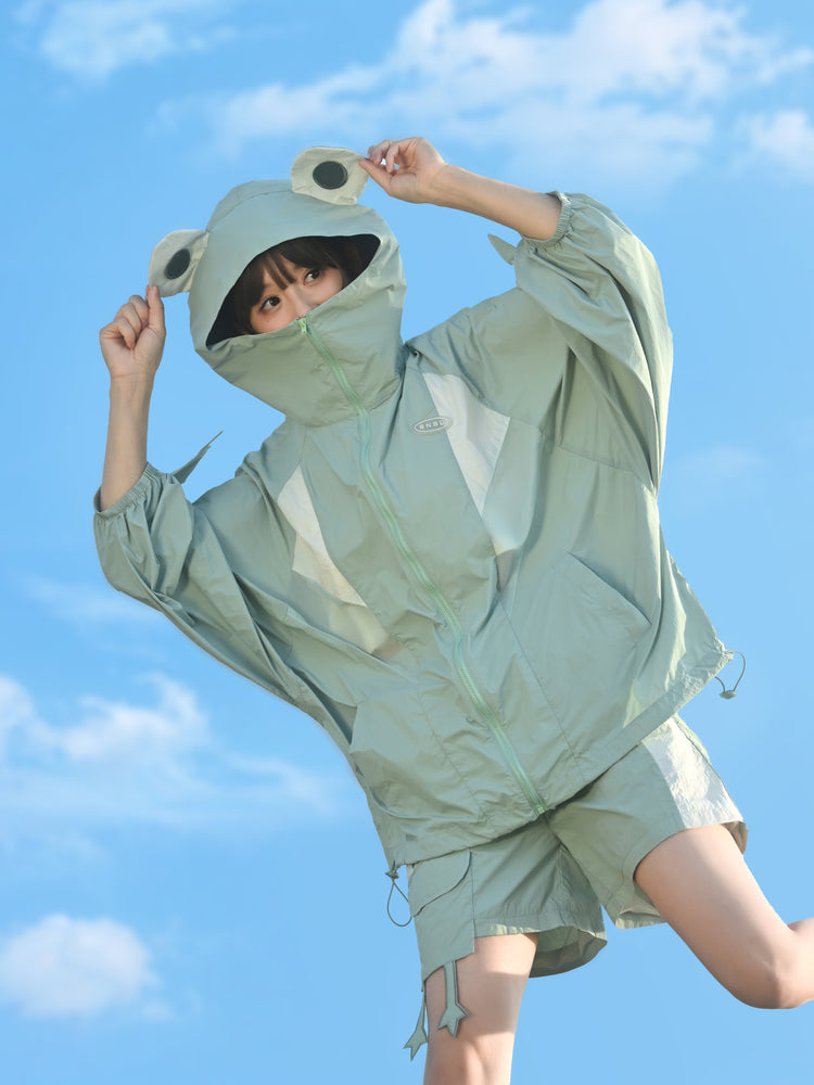 Green Frog Hoppy Shorts-ntbhshop