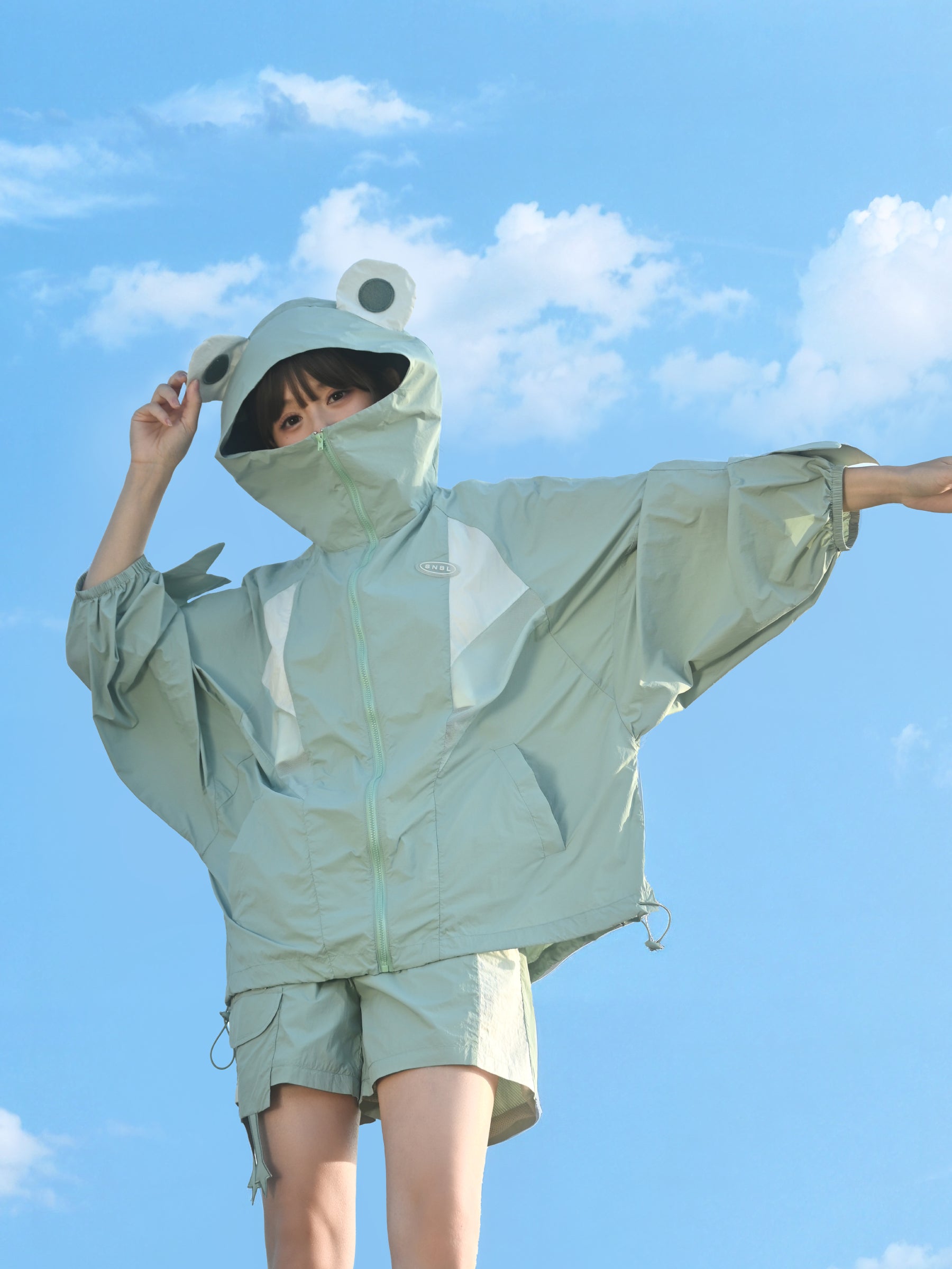 Green Frog Hoppy Shorts-ntbhshop