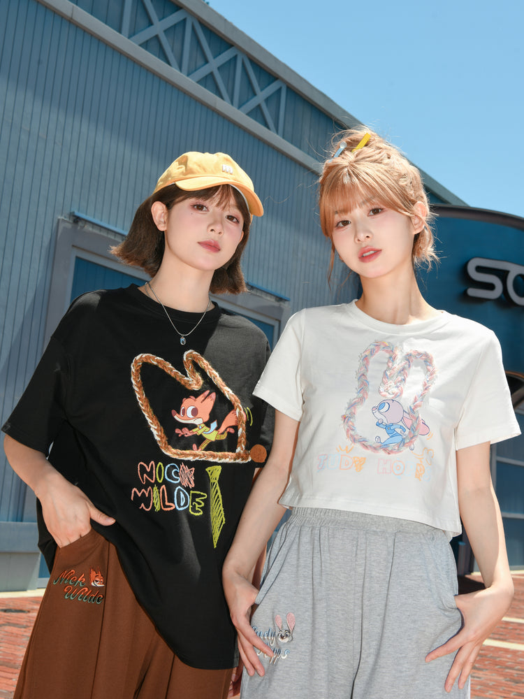 Zootopia Judy Nick Breathable Casual Sweatpants-ntbhshop