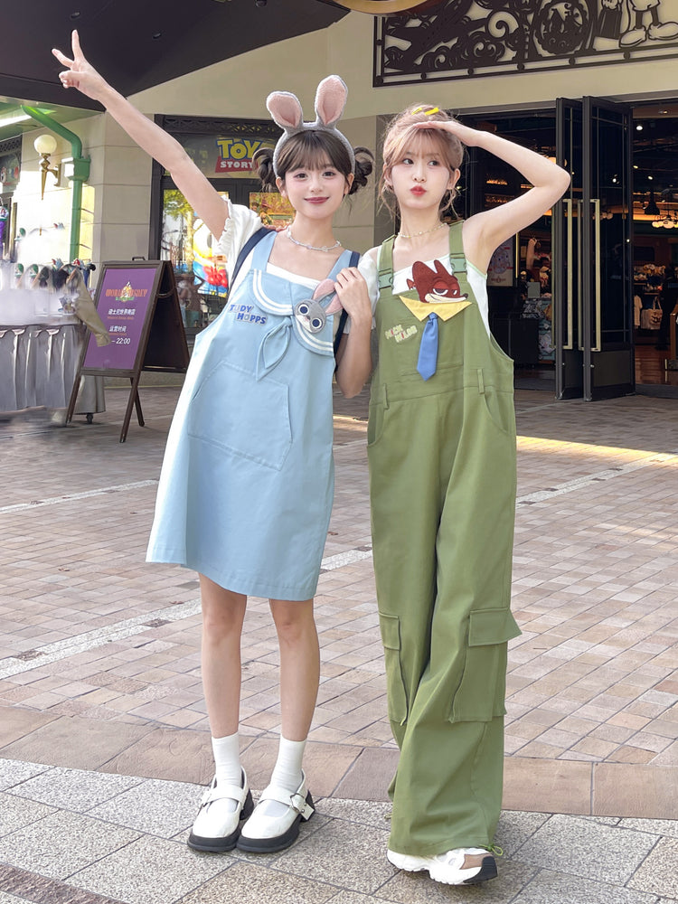 Zootopia Utility Overalls Pants-Sets-ntbhshop