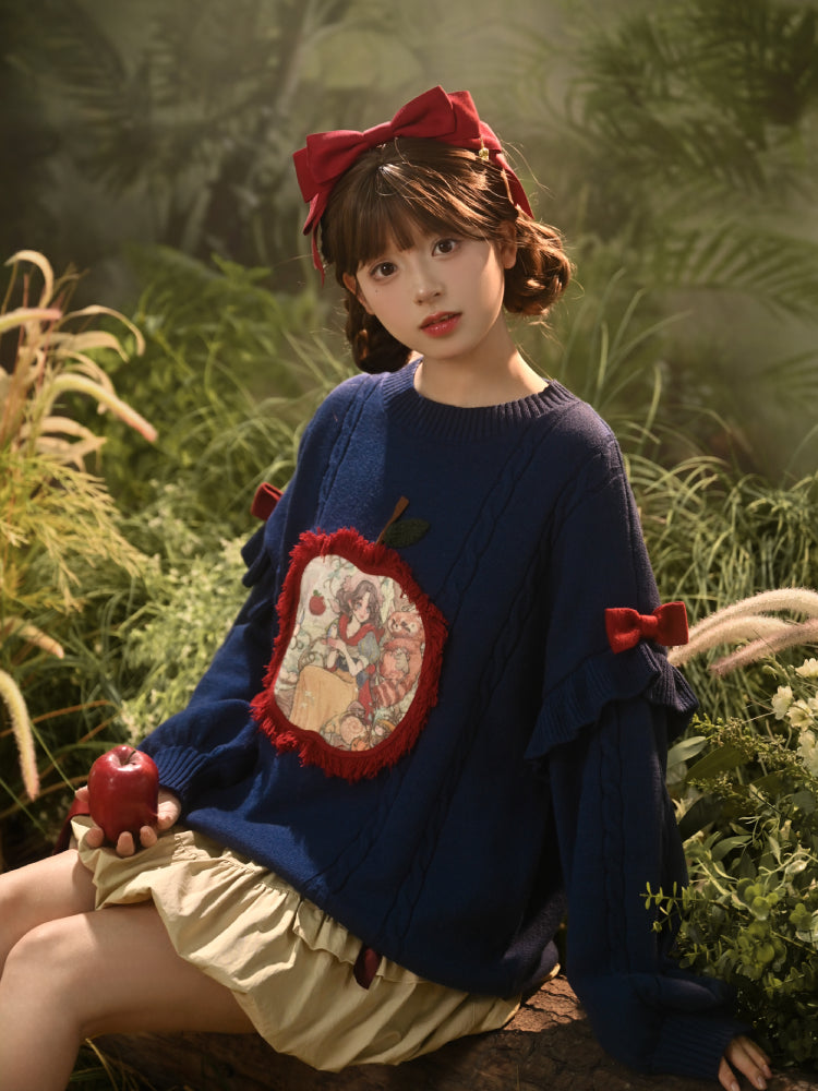 Dreamspell Snow White Knit Sweaters-ntbhshop