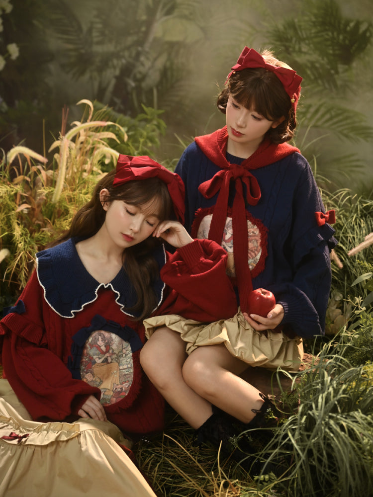 Dreamspell Snow White Knit Sweaters-ntbhshop