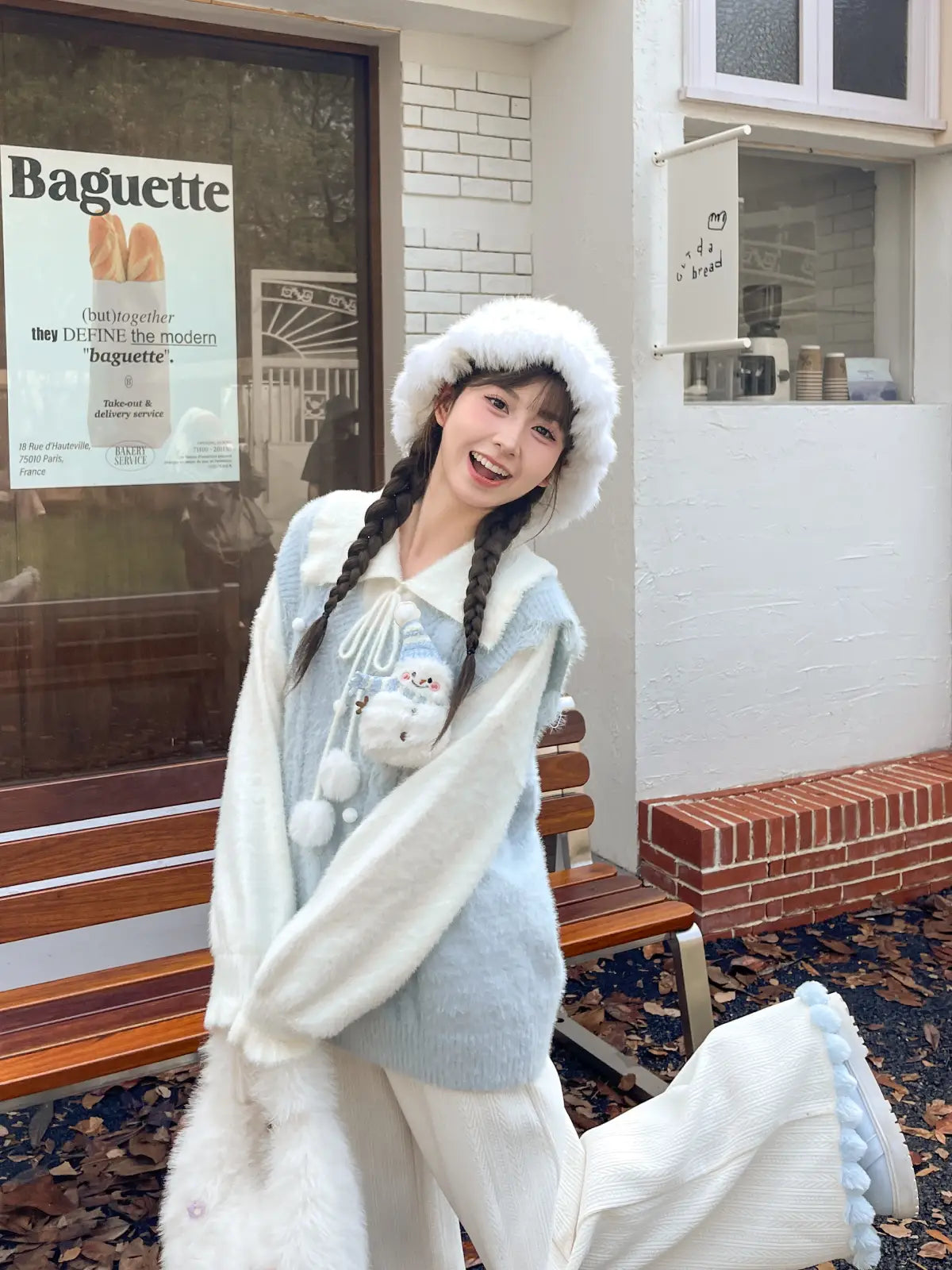 Little Snowman Knit Vest-ntbhshop