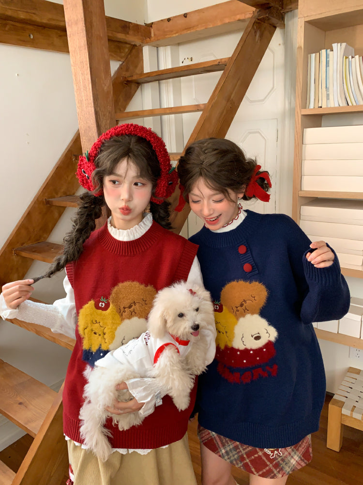 Puppy Picnic Hunger Knit Sweaters-ntbhshop