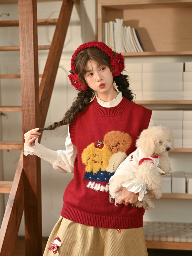 Puppy Picnic Hunger Knit Sweaters-ntbhshop