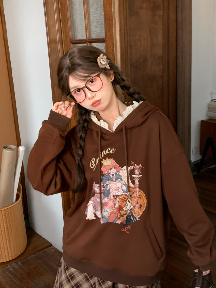 Forest Prince Lace Hoodie-ntbhshop