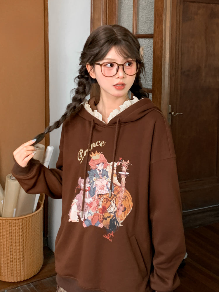 Forest Prince Lace Hoodie-ntbhshop