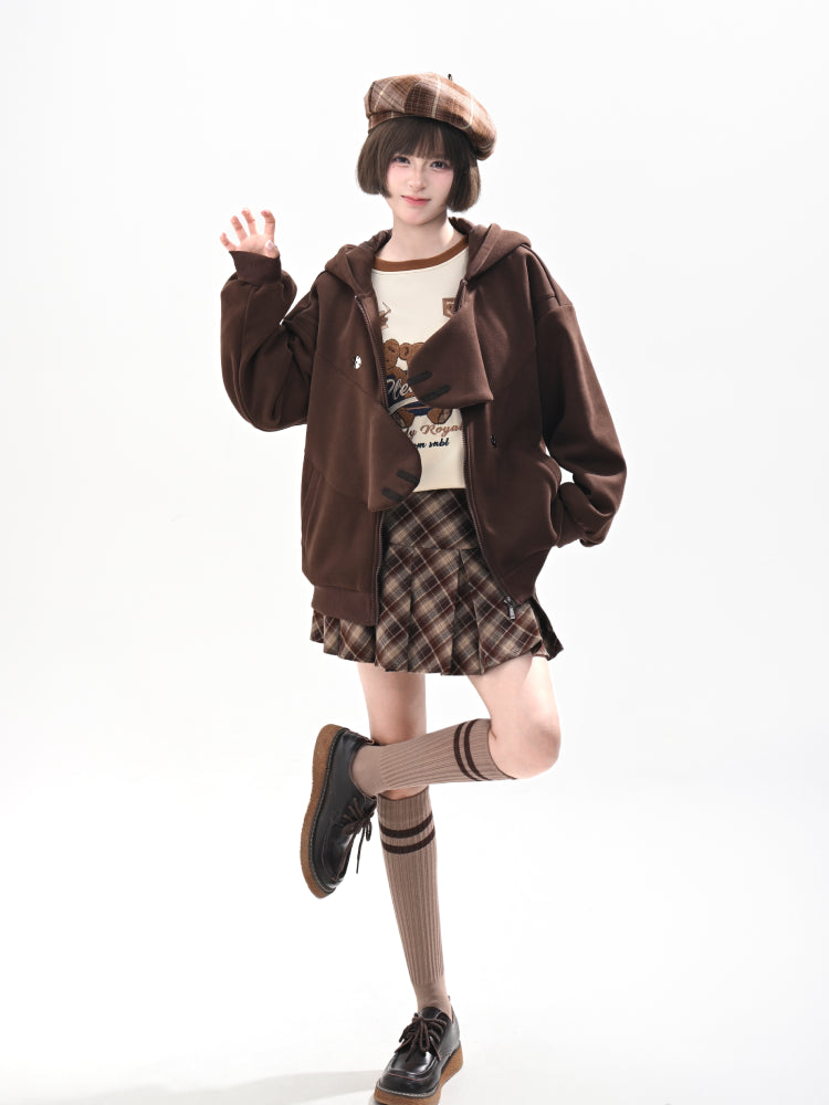 Cocoa Bear Hug Hoodie-ntbhshop