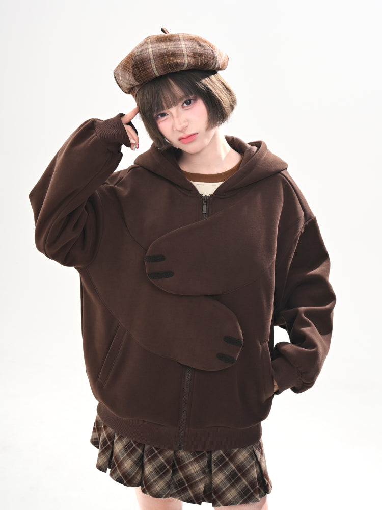 Cocoa Bear Hug Hoodie-ntbhshop