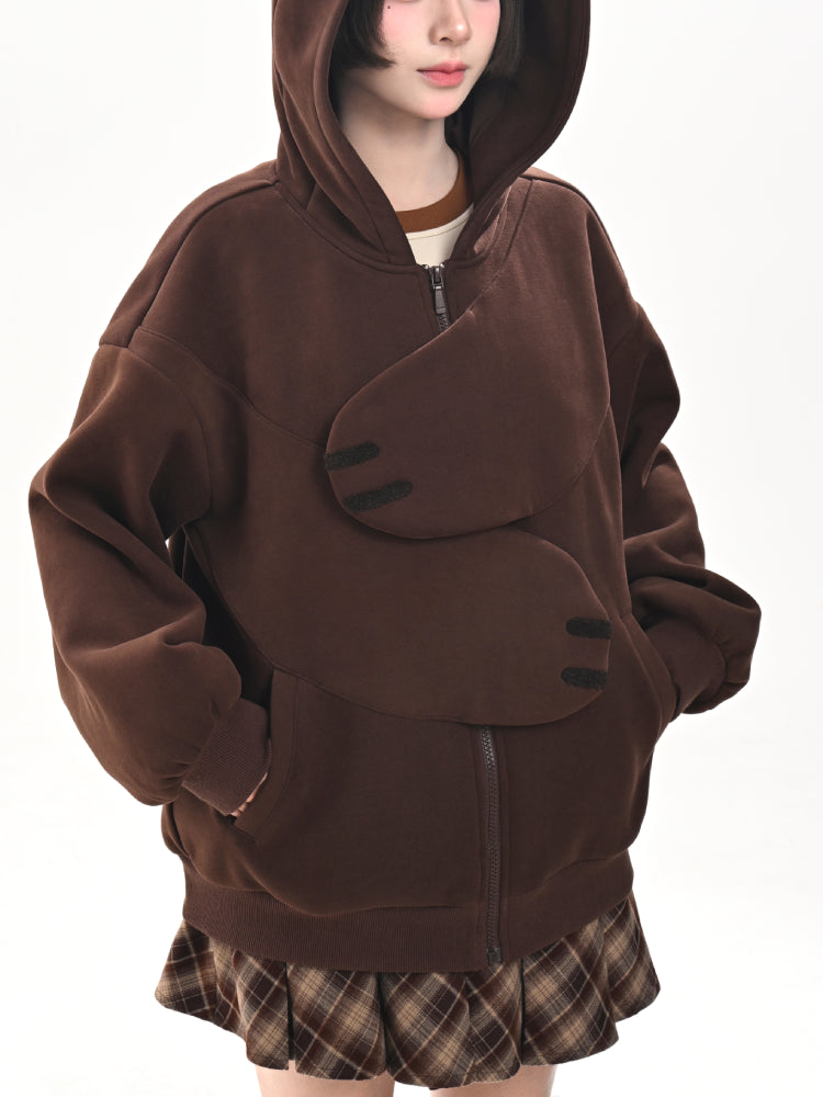 Cocoa Bear Hug Hoodie-ntbhshop