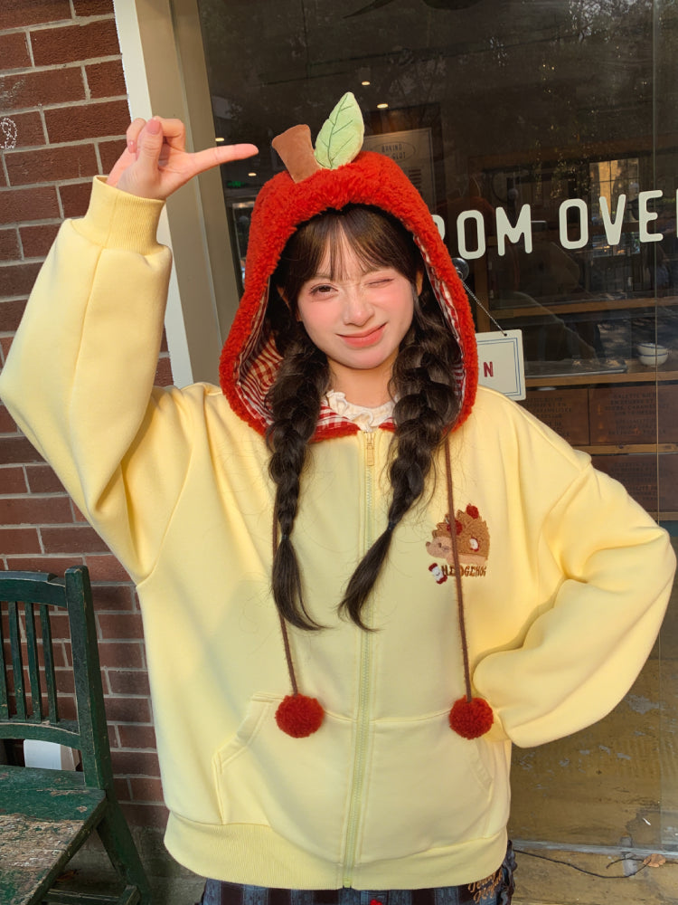 Honey Apple Hooded Jackets-ntbhshop