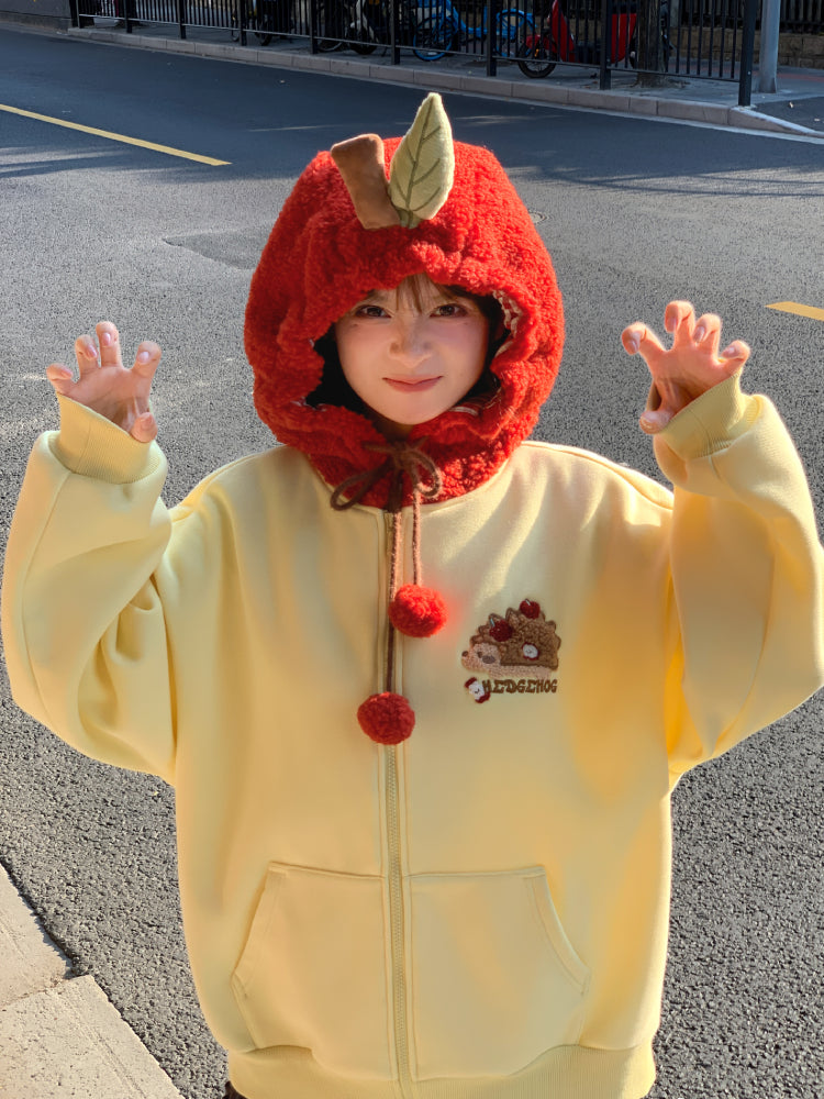 Honey Apple Hooded Jackets-ntbhshop