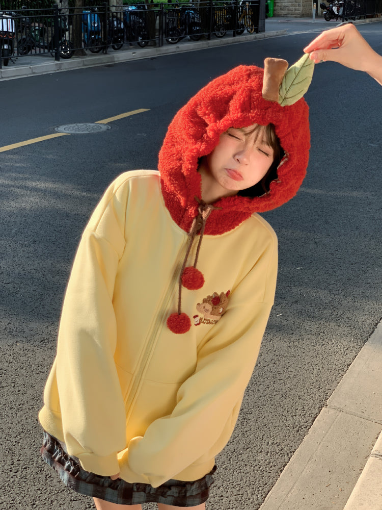 Honey Apple Hooded Jackets-ntbhshop