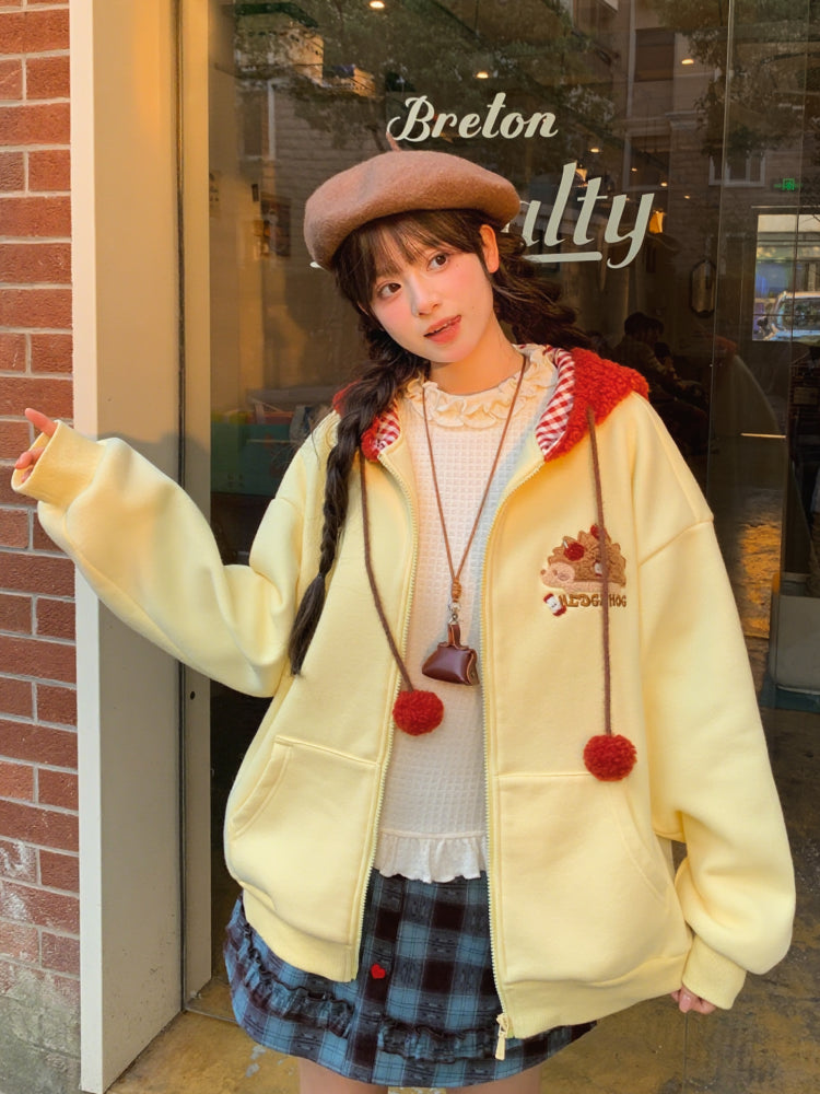 Honey Apple Hooded Jackets-ntbhshop