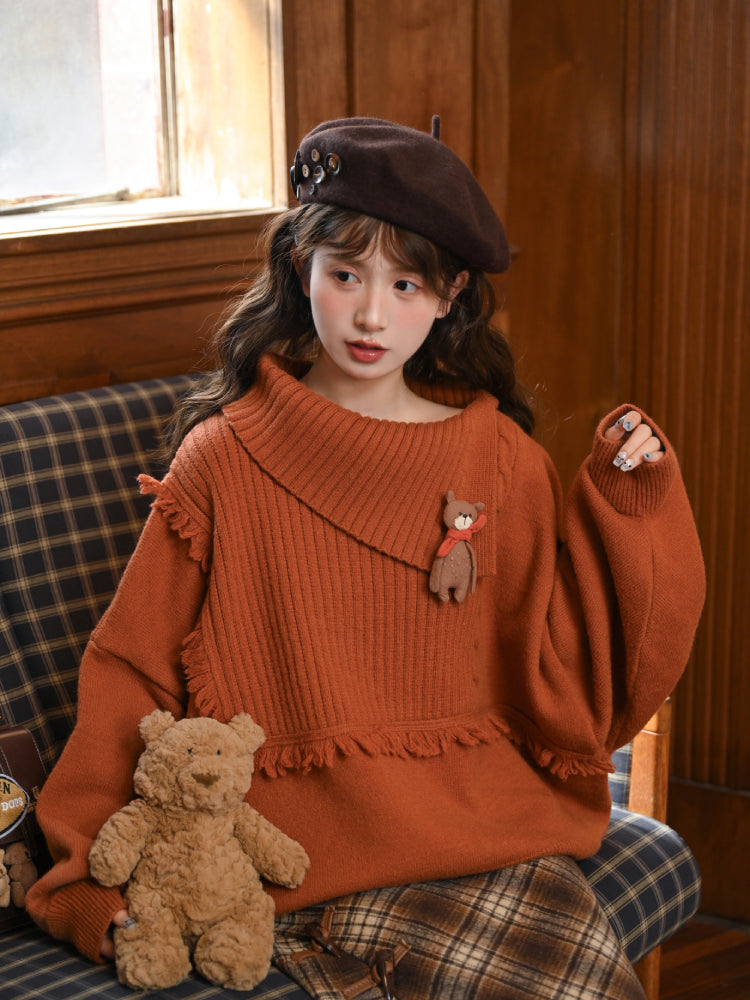 Teddy Tales Knit Sweaters-ntbhshop