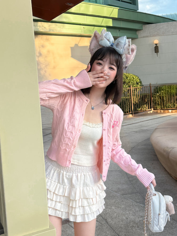 Berry Girl Knit Cardigans-ntbhshop