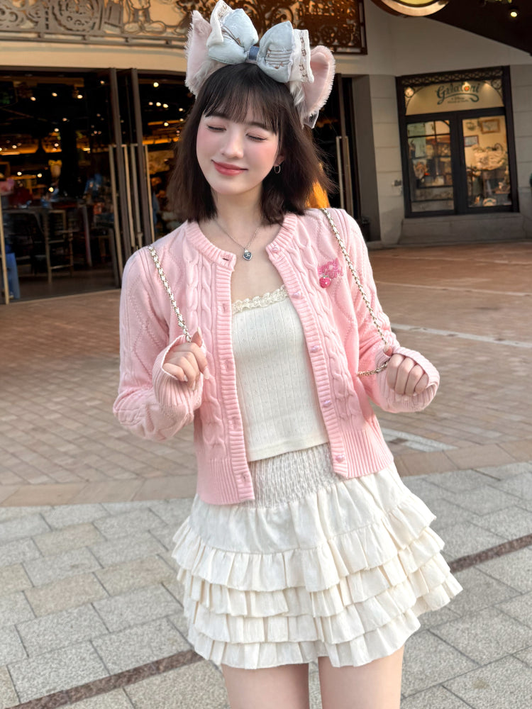 Berry Girl Knit Cardigans-ntbhshop