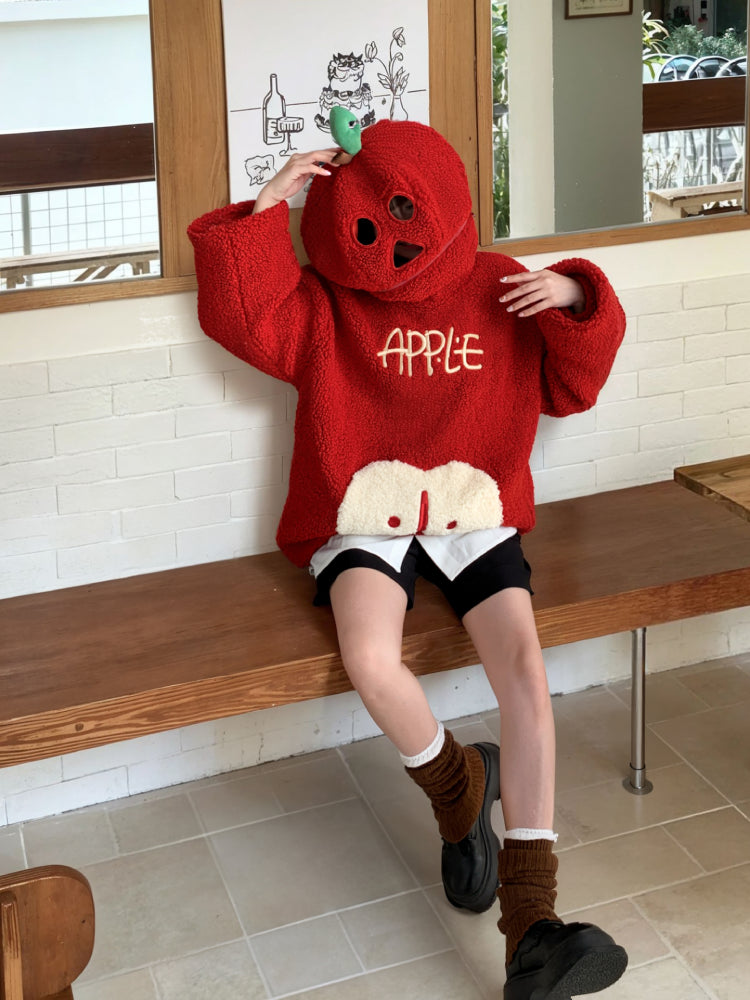 Applecore Red Monster Hoodie-ntbhshop