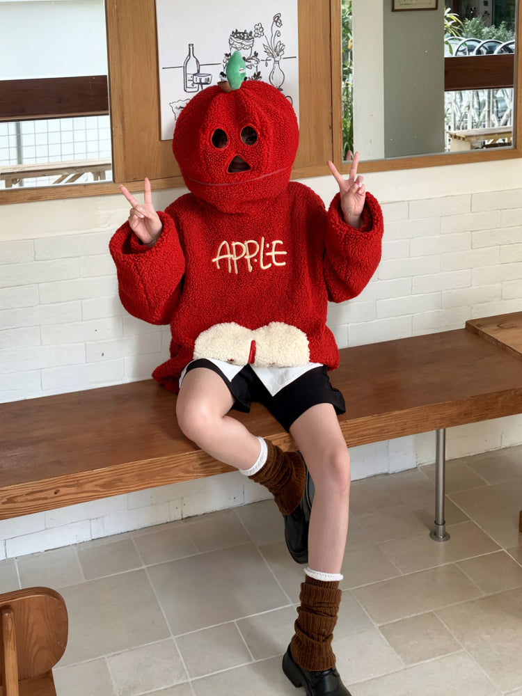 Applecore Red Monster Hoodie-ntbhshop