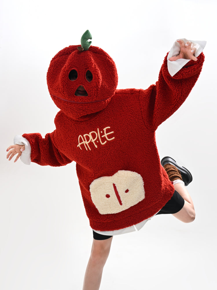 Applecore Red Monster Hoodie-ntbhshop
