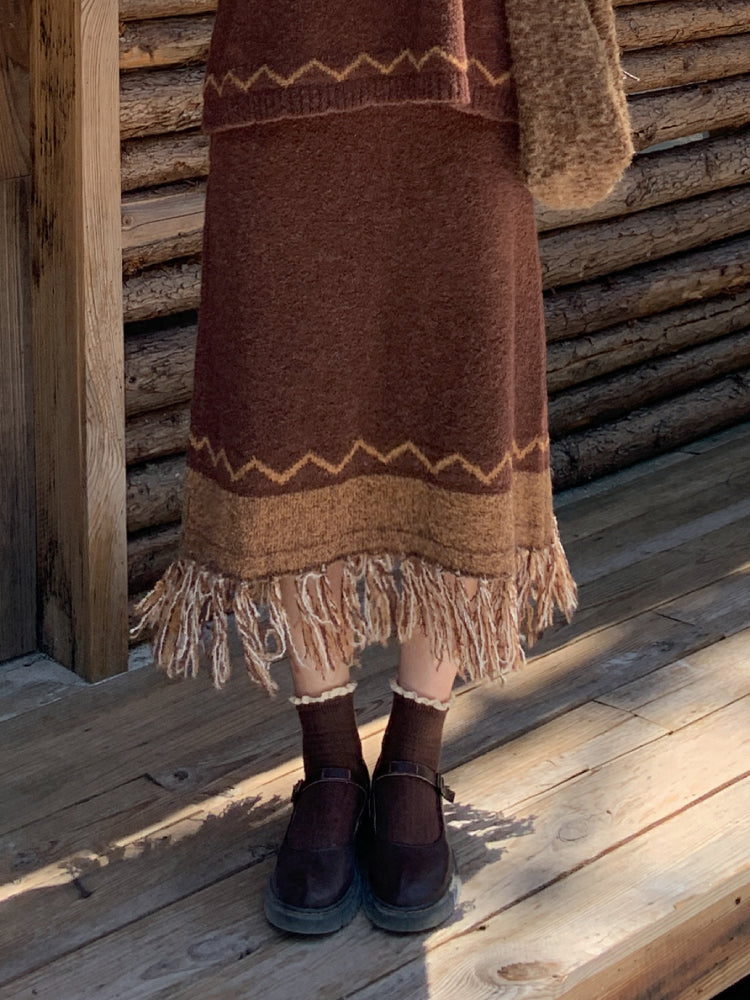 Dear Bambi Cinnamon Vest & Skirt-ntbhshop