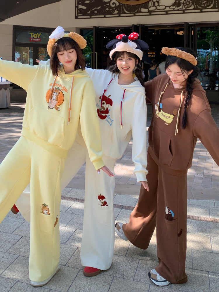 Whimsycore Cartoon Hoodie & Sweatpants-ntbhshop