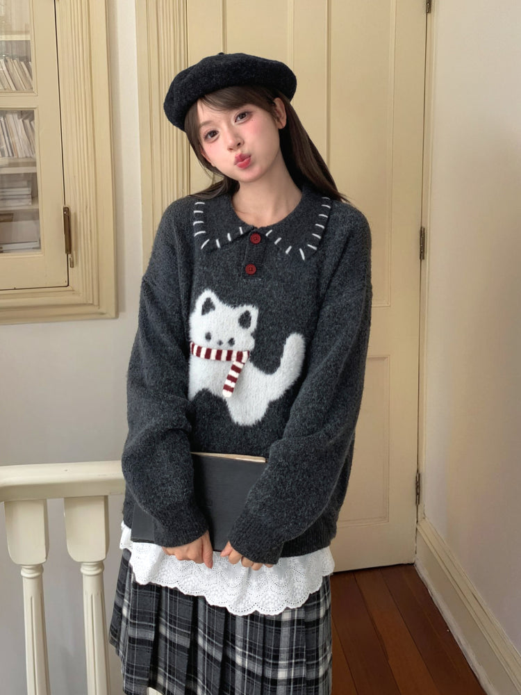 Whisker Tales Nordic Knit Sweaters-ntbhshop