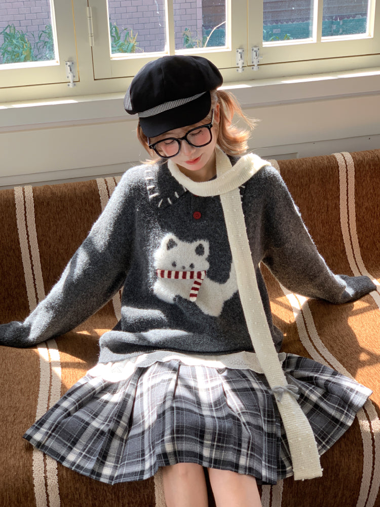 Whisker Tales Nordic Knit Sweaters-ntbhshop