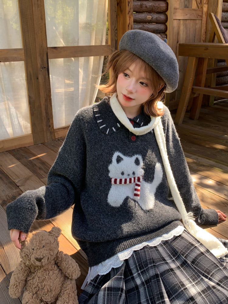 Whisker Tales Nordic Knit Sweaters-ntbhshop