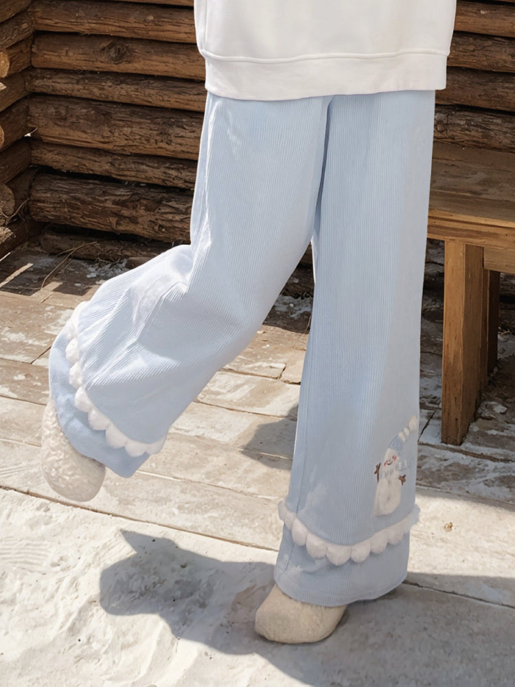 Snowman Dream Cotton Lounge Pants-ntbhshop