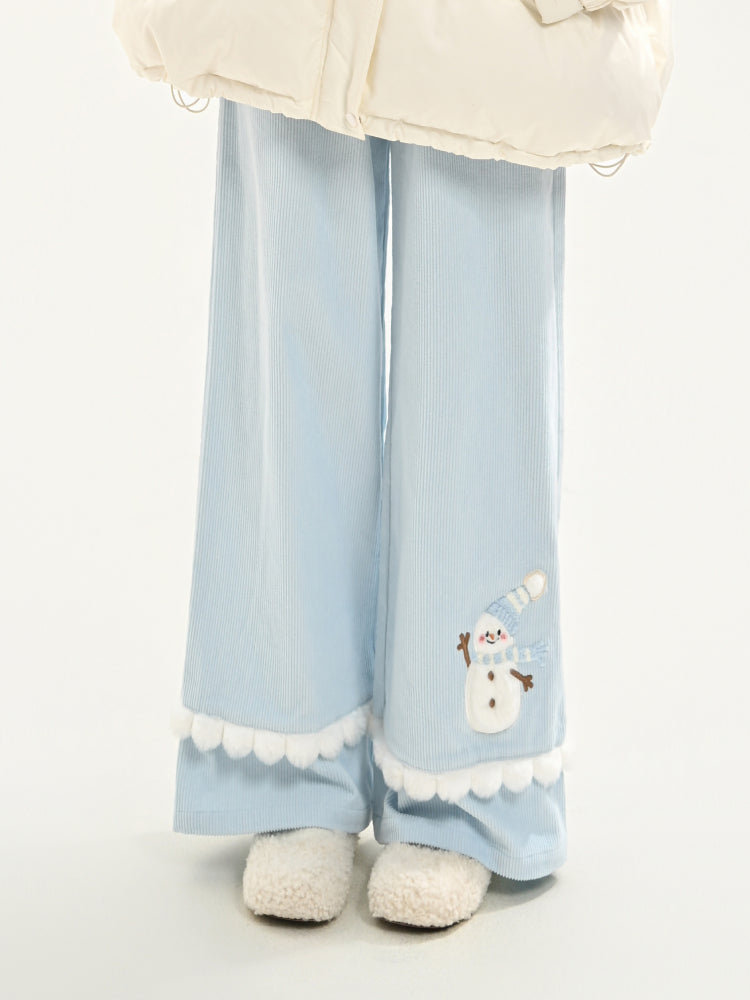 Snowman Dream Cotton Lounge Pants-ntbhshop