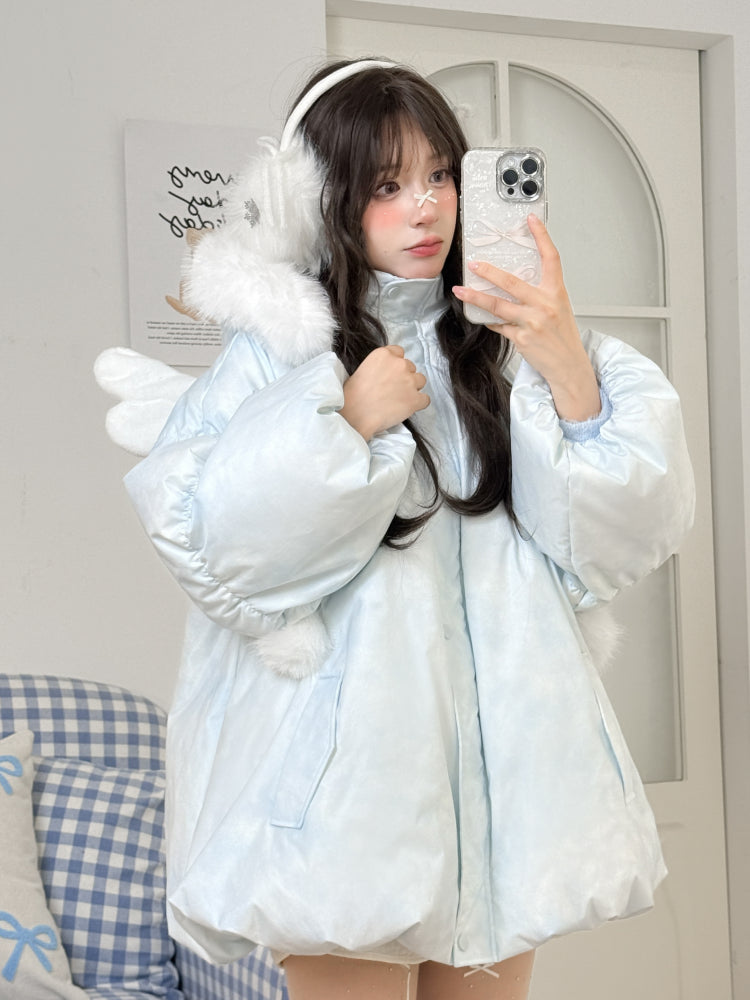 Cloudwish Angel Puffer Jackets-ntbhshop