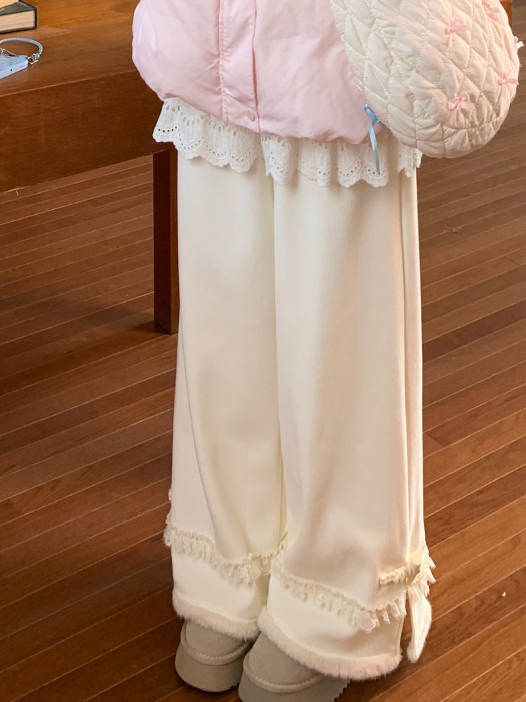 Frosted Lace Lounge Pants-ntbhshop