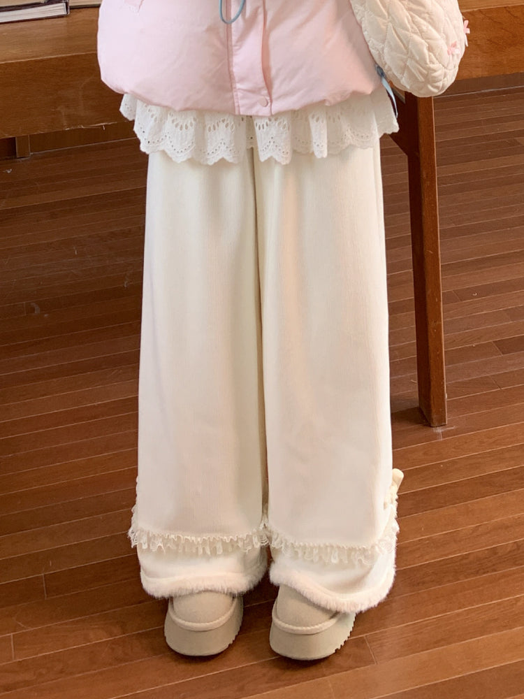 Frosted Lace Lounge Pants-ntbhshop