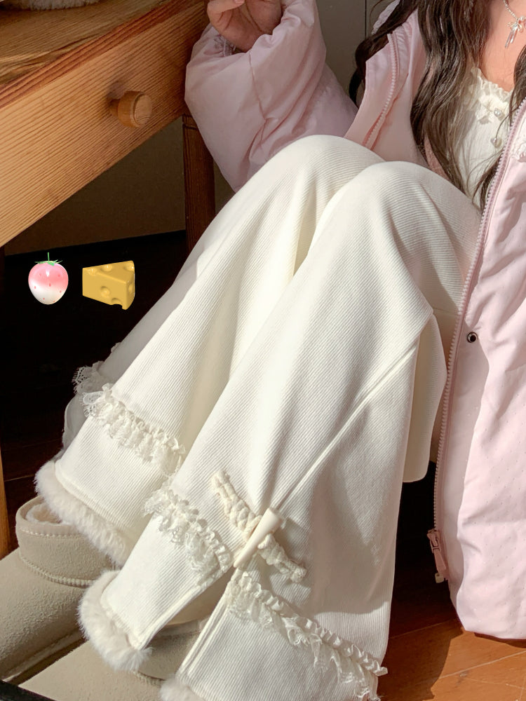 Frosted Lace Lounge Pants-ntbhshop