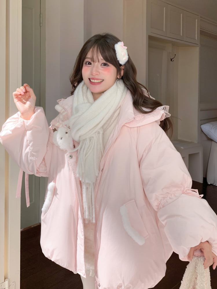 Snowman Puff Doll Down Jackets-ntbhshop