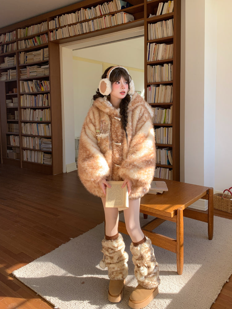Dear Bambi Fluffy Jacket - ntbhshop