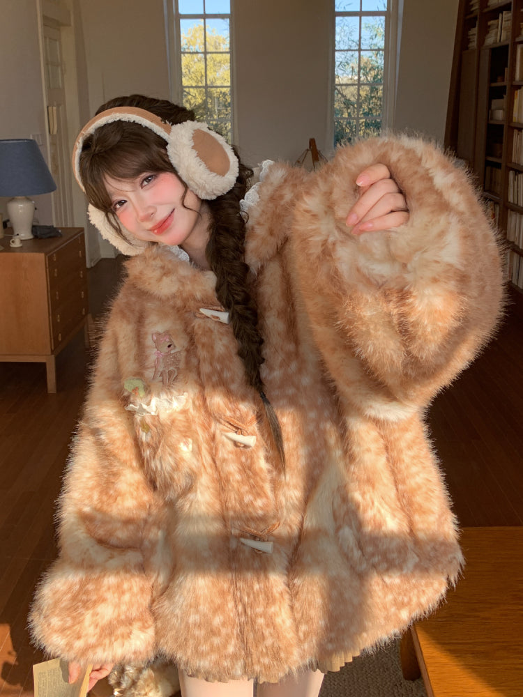 Dear Bambi Fluffy Jacket - ntbhshop
