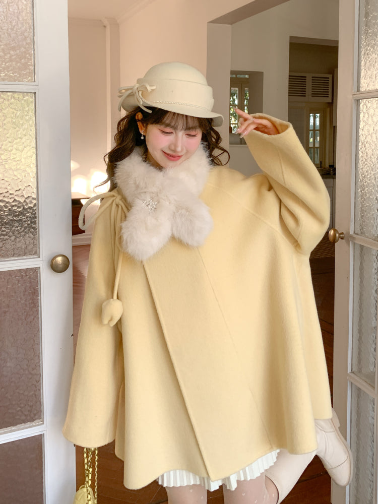Buttercup Princess Wool Coat-ntbhshop