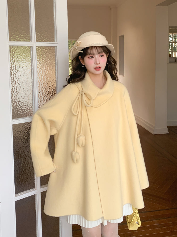 Buttercup Princess Wool Coat-ntbhshop