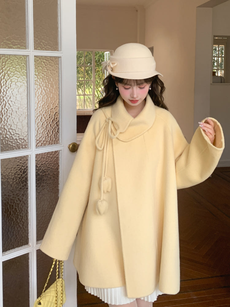 Buttercup Princess Wool Coat-ntbhshop